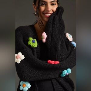 Anthropologie Maeve Chunky Knit Cardigan